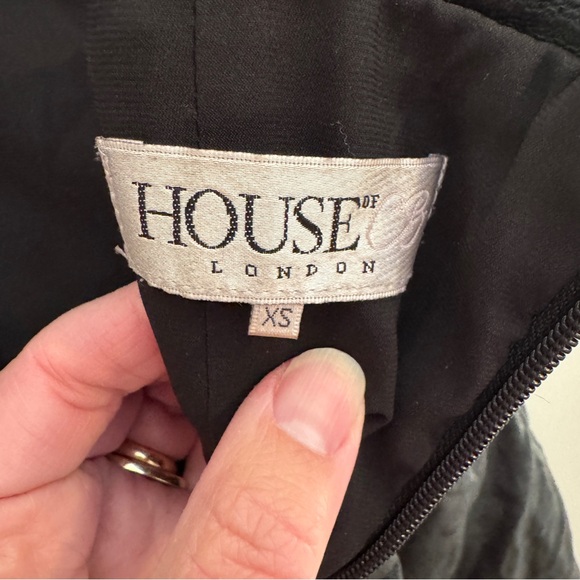 House of CB Black Lace Trim Dress - Picture 4 of 4